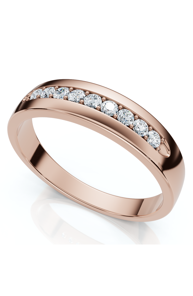 Bliss Diamond Men's 1/4Ct Polished Diamond Wedding Ring Lab Grown, Main, color,