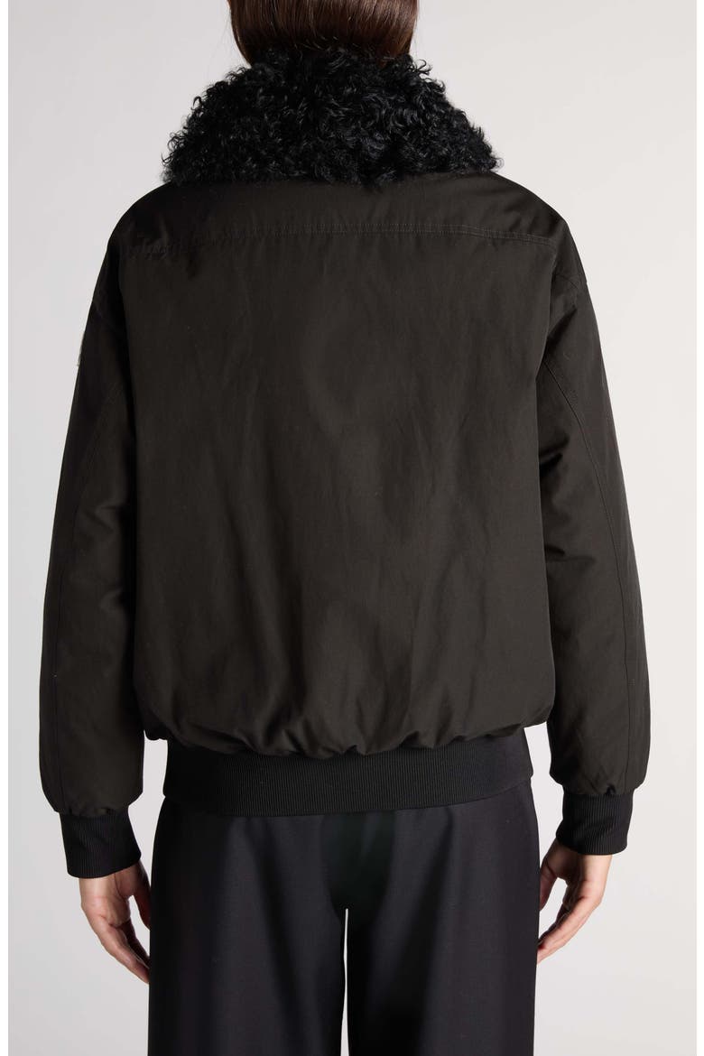 Rougequeue Bomber Jacket, Alternate, color, BLACK