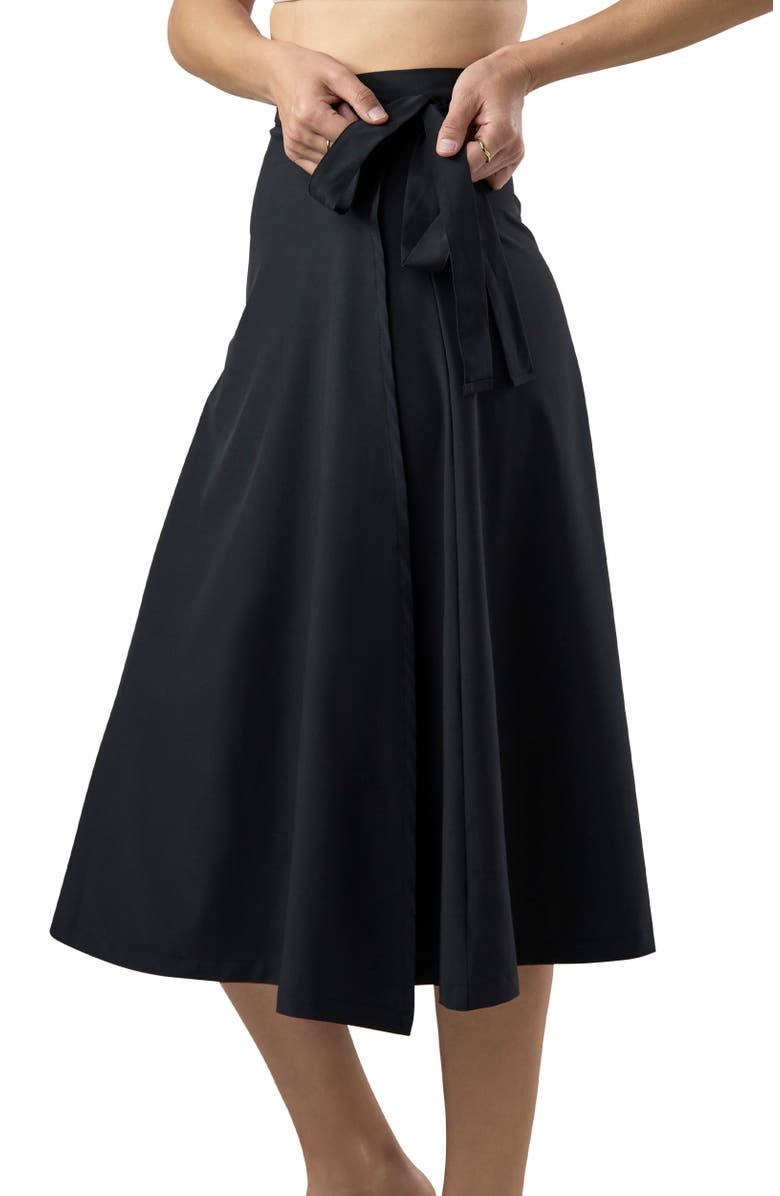 UV Skinz UPF Sun Wrap Skirt, Alternate, color, Black