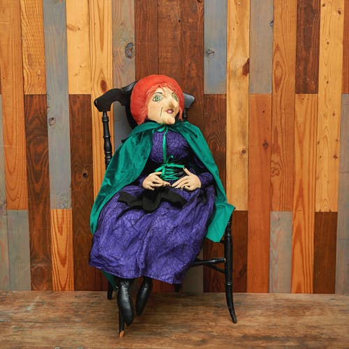 Gallerie Ii Endora Carnival Witch Joe Spencer Gathered Traditions Halloween Art Doll Figure In Multi