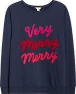 Caslon® Very Merry Merry Sweatshirt