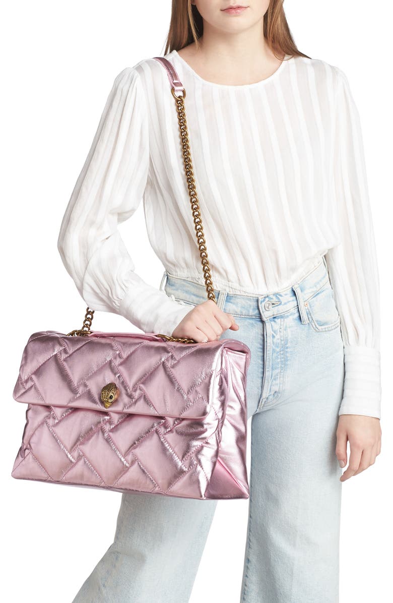 Kurt Geiger London XXL Kensington Soft Quilted Leather Shoulder Bag, Alternate, color,
