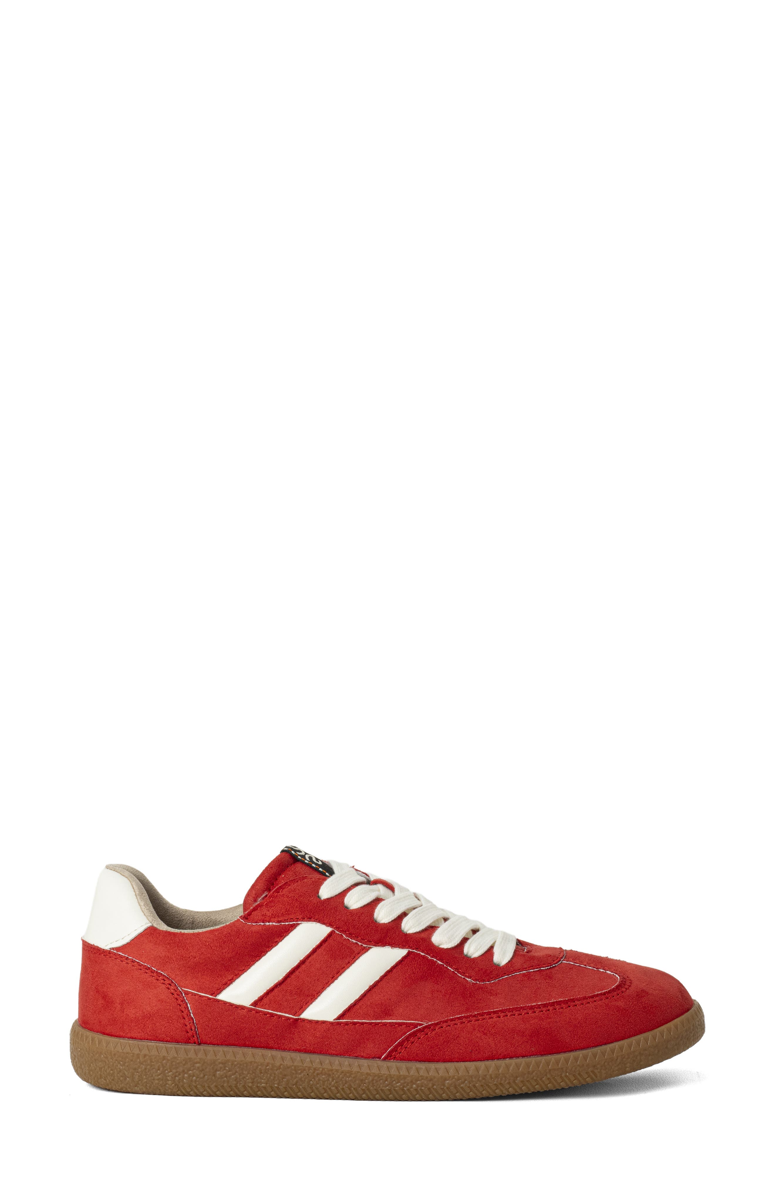 Renee Sneaker, Alternate, color, RED SUEDE