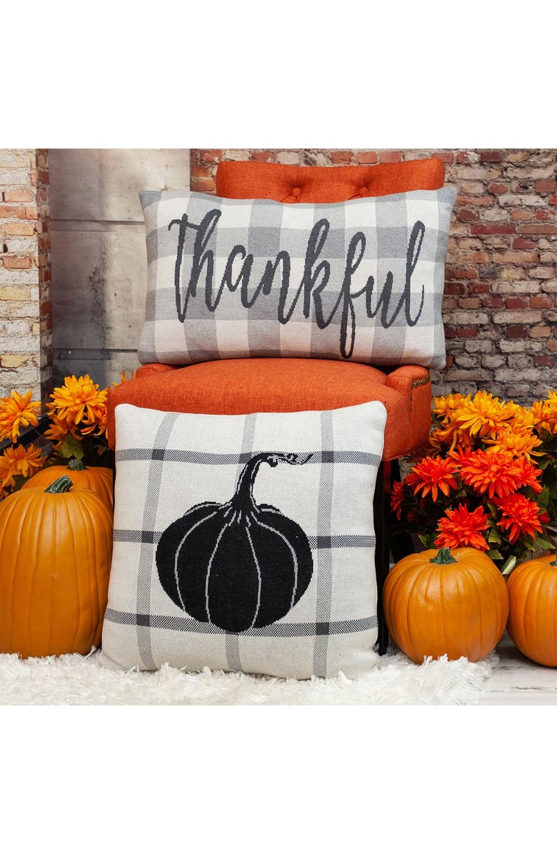 PARKLAND COLLECTION Big Max Transitional Grey Throw Pillow, Alternate, color, Gray