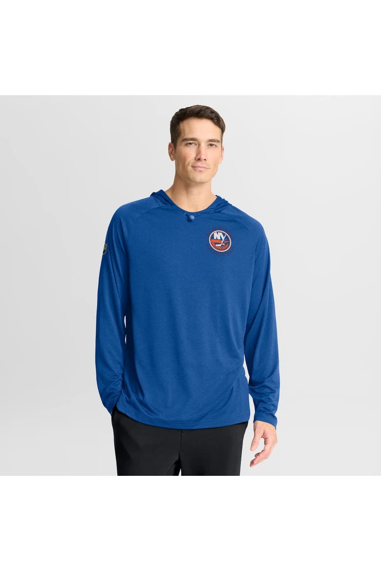 Men's Fanatics Royal New York Islanders Authentic Pro Rink Raglan Hoodie, Alternate, color, Royal