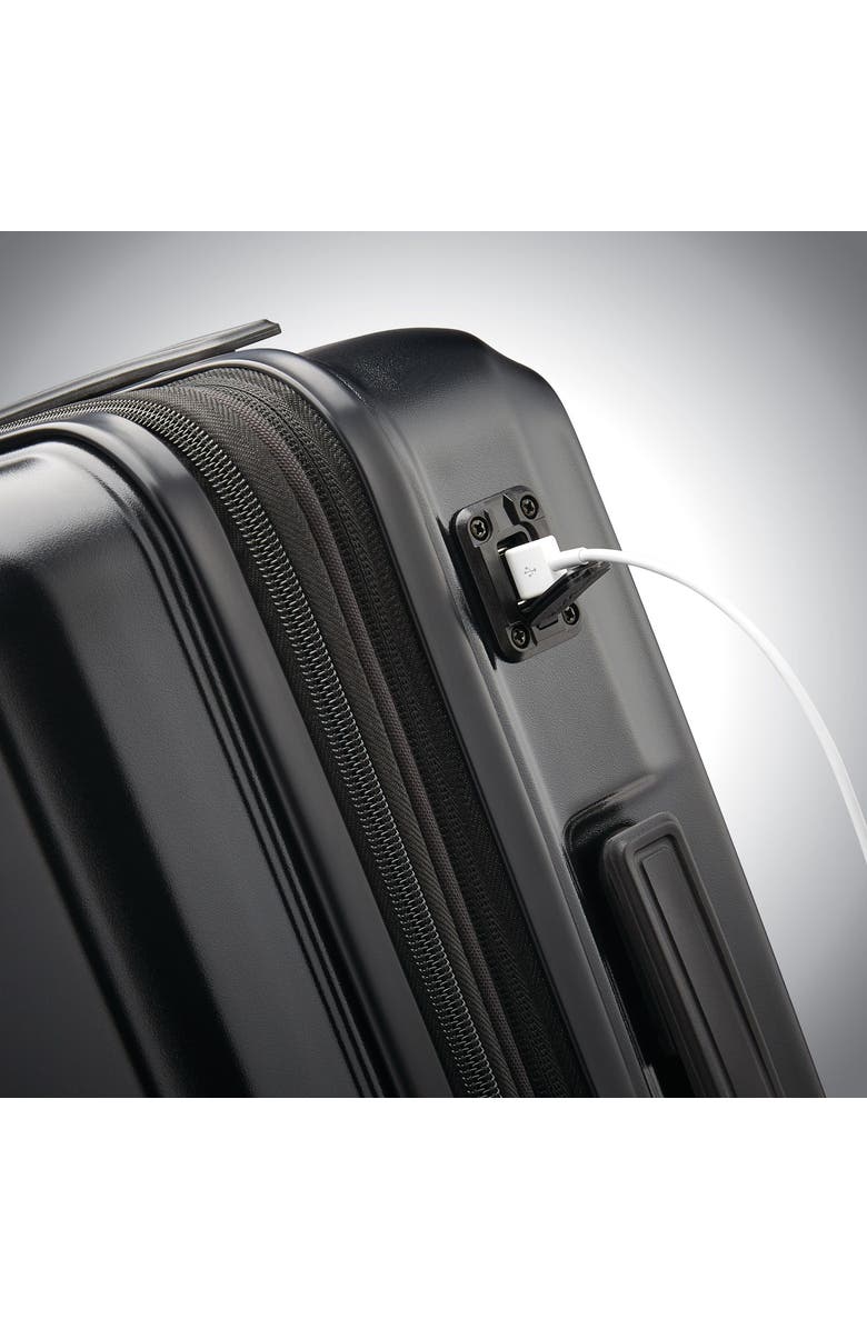 Samsonite Octiv 2-Piece Set (20/24) Hardside Spinner, Alternate, color, Stealth Black