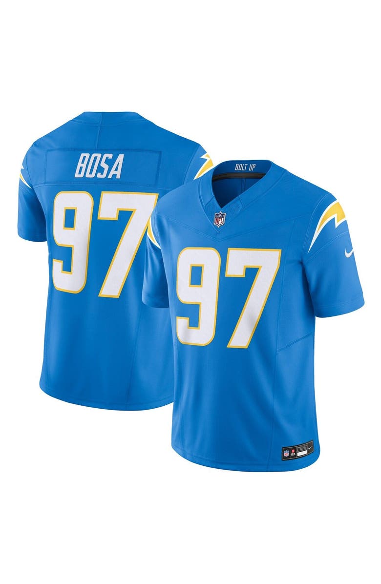 Nike Men's Nike Joey Bosa Powder Blue Los Angeles Chargers Vapor F.U.S.E. Limited Jersey, Main, color, 