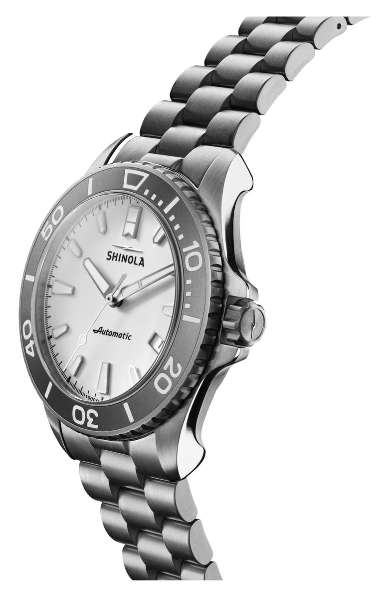 Shinola The Ice Monster Automatic Bracelet Watch, 43mm, Alternate, color,