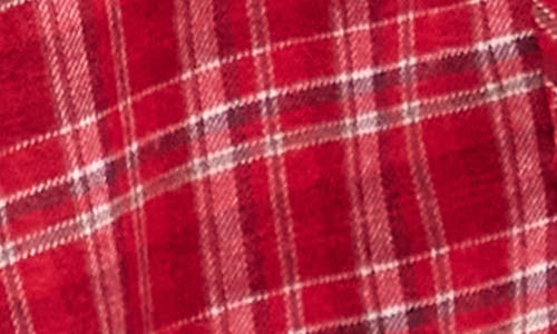 Bdg Urban Outfitters Brendan Check Oversize Button-up Shirt In Red