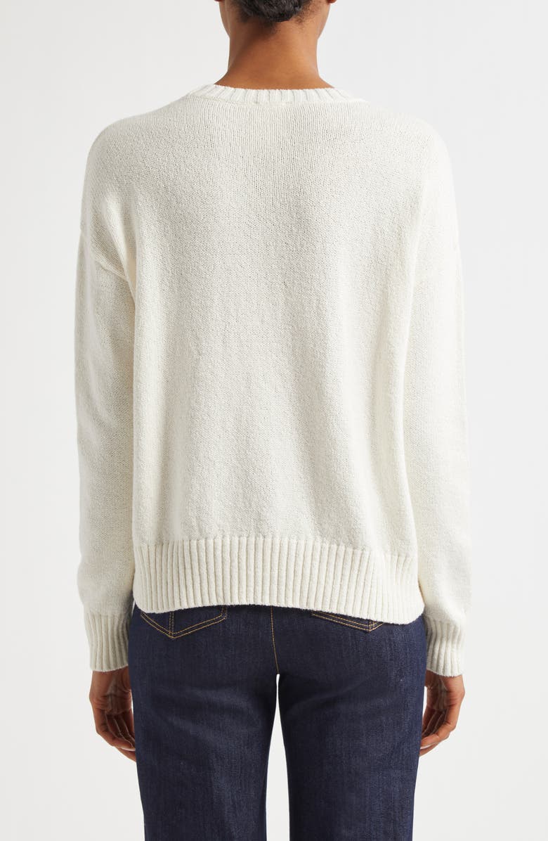 Cinq à Sept Chunky Graphic Sweater, Alternate, color, 