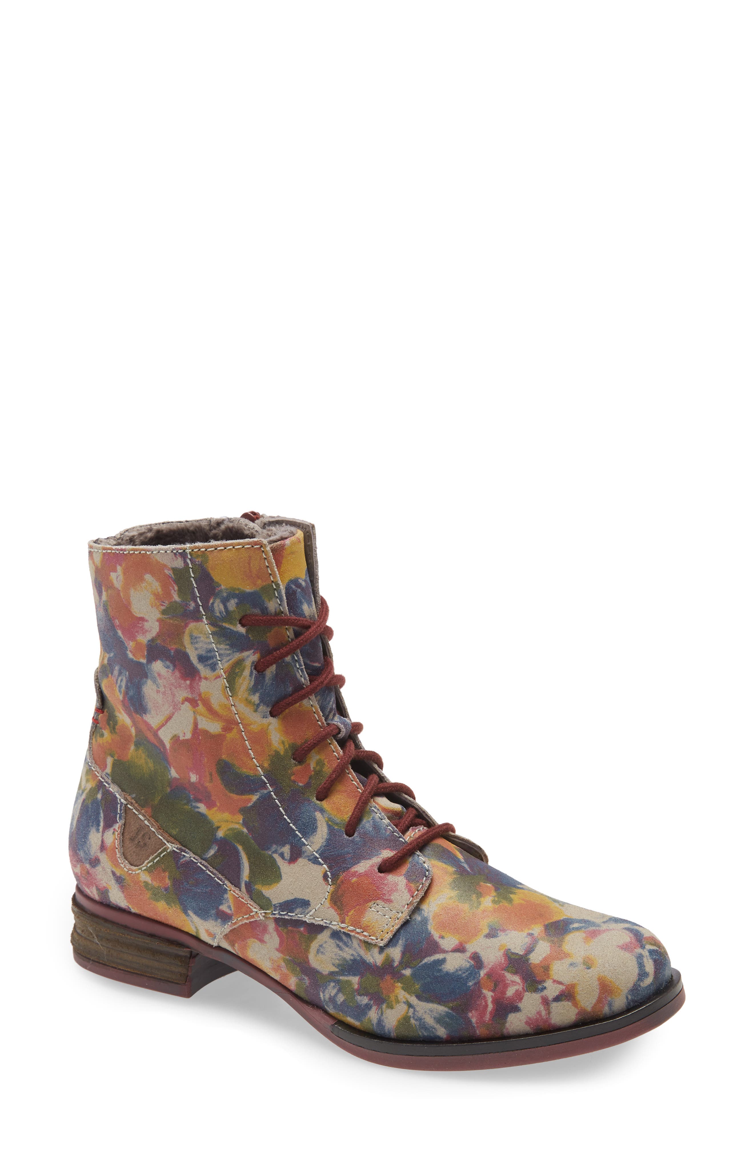 Sanja 01 Bootie, Main, color, MULTICOLOR LEATHER