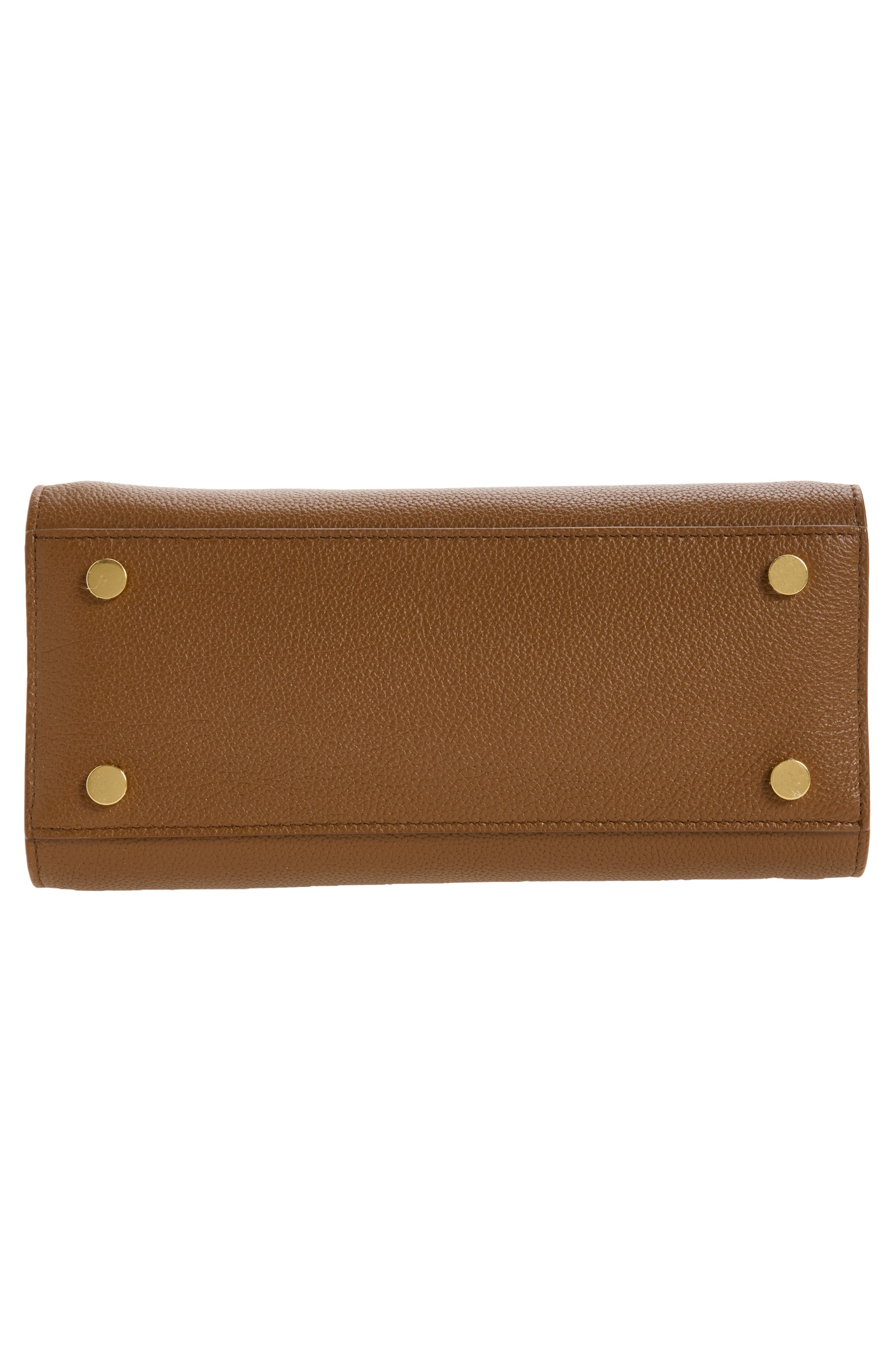Mini Cotswolds Leather Tote, Alternate, color, HAZEL