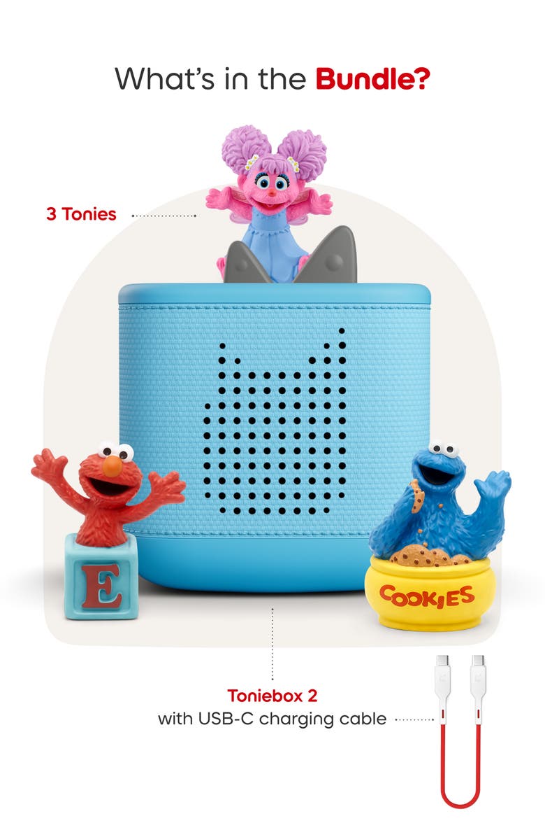 tonies 3-Pack Sesame Street Tonie Audio Character Bundle, Alternate, color, 