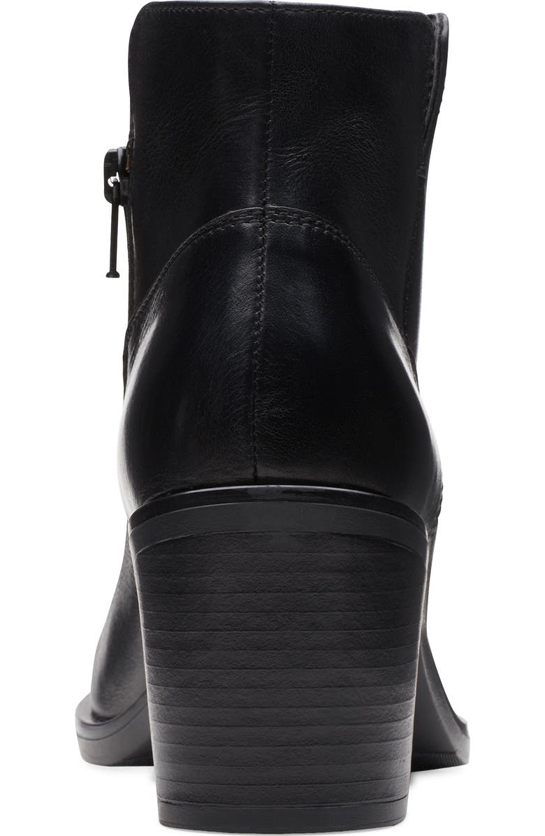 Clarks<sup>®</sup> Valvestino Lo Bootie, Alternate, color, Black Leather