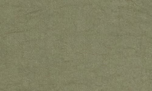 Adrianna Papell Crinkled Cap Sleeve Babydoll Crop Top In Green