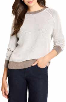 NIC+ZOE Textured Crewneck Sweater