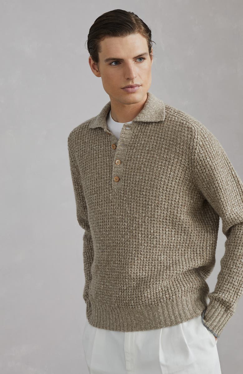 Brunello Cucinelli Short sleeve polo, Alternate, color, 