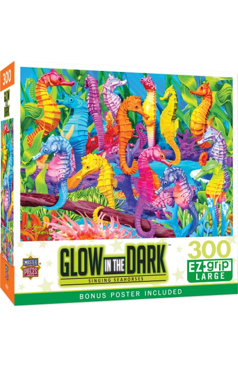 Singing Seahorses 300 Piece Glow Puzzle