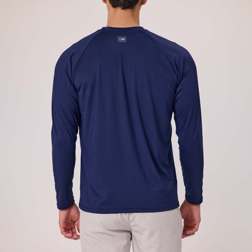 Snapper Rock Long Sleeve Outbound Tee In Blue