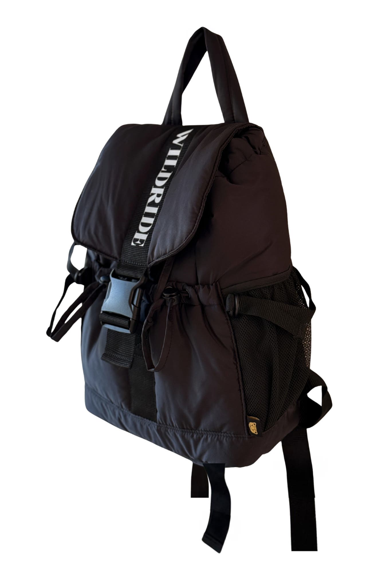 WILDRIDE Mom/Dad Recycled Materials Backpack in Black 