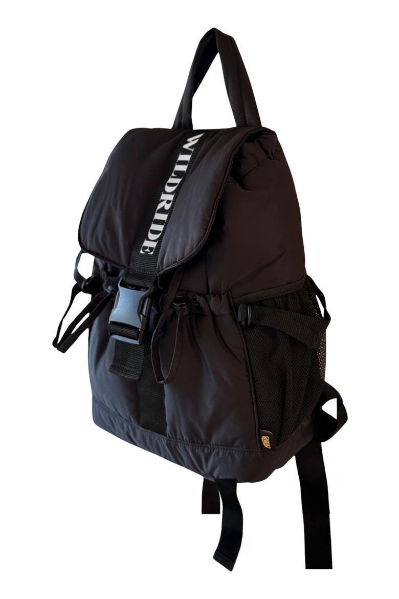 Mom/Dad Recycled Materials Backpack, Main, color, BLACK