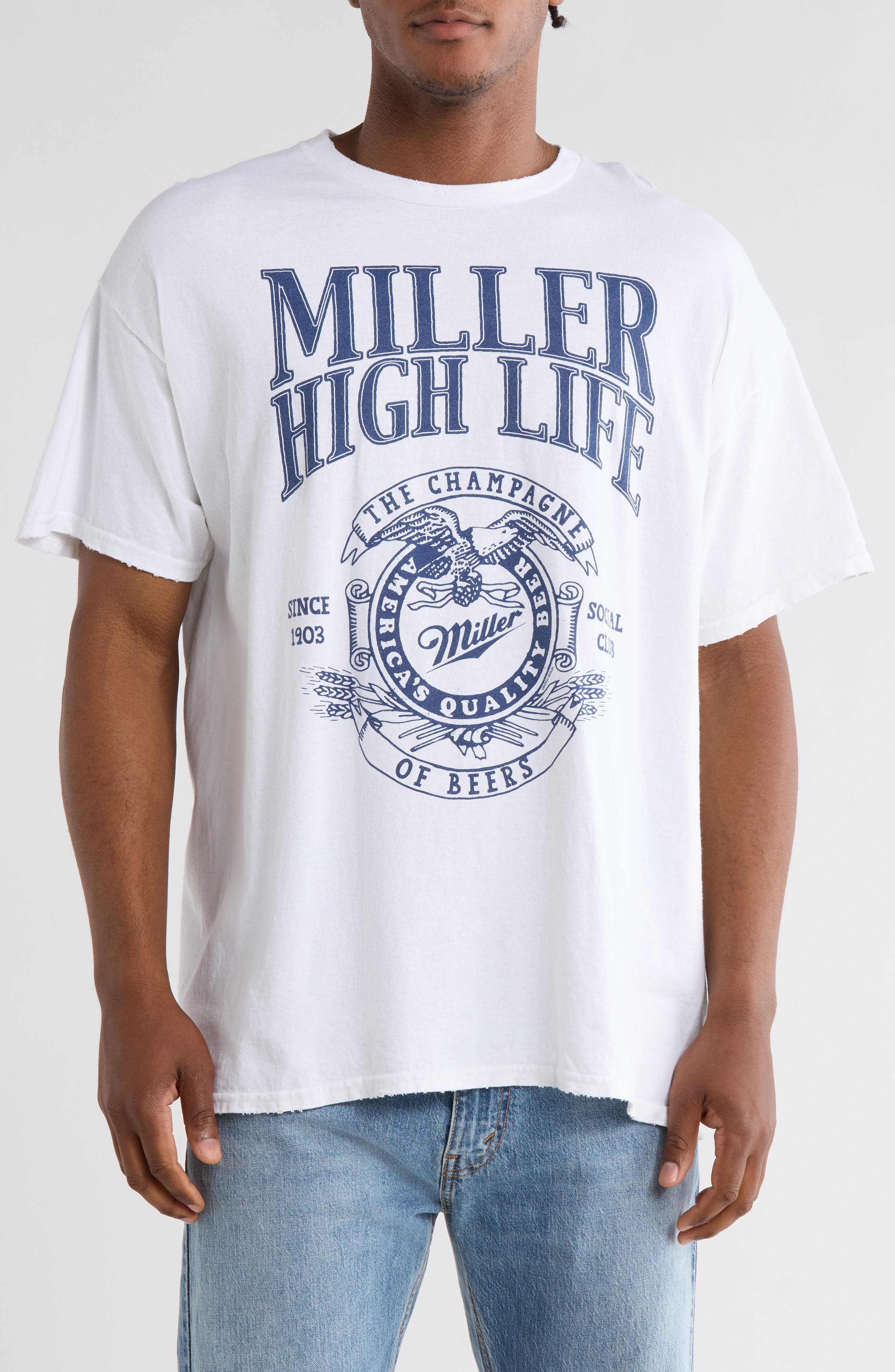 Junk Food Miller High Life Graphic T-Shirt
