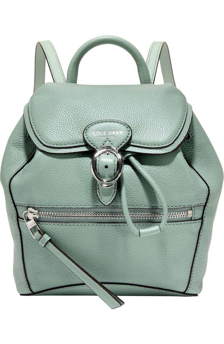 Cole Haan Alexandria Small Backpack, Main, color, Lily Pad