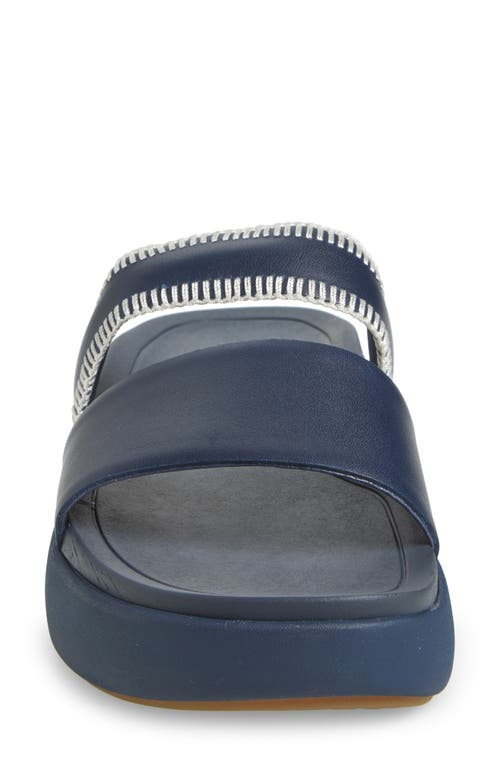 Olukai Pae Slide Sandal In Blue