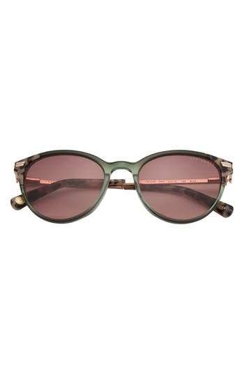 Ted Baker 52mm Round Sunglasses