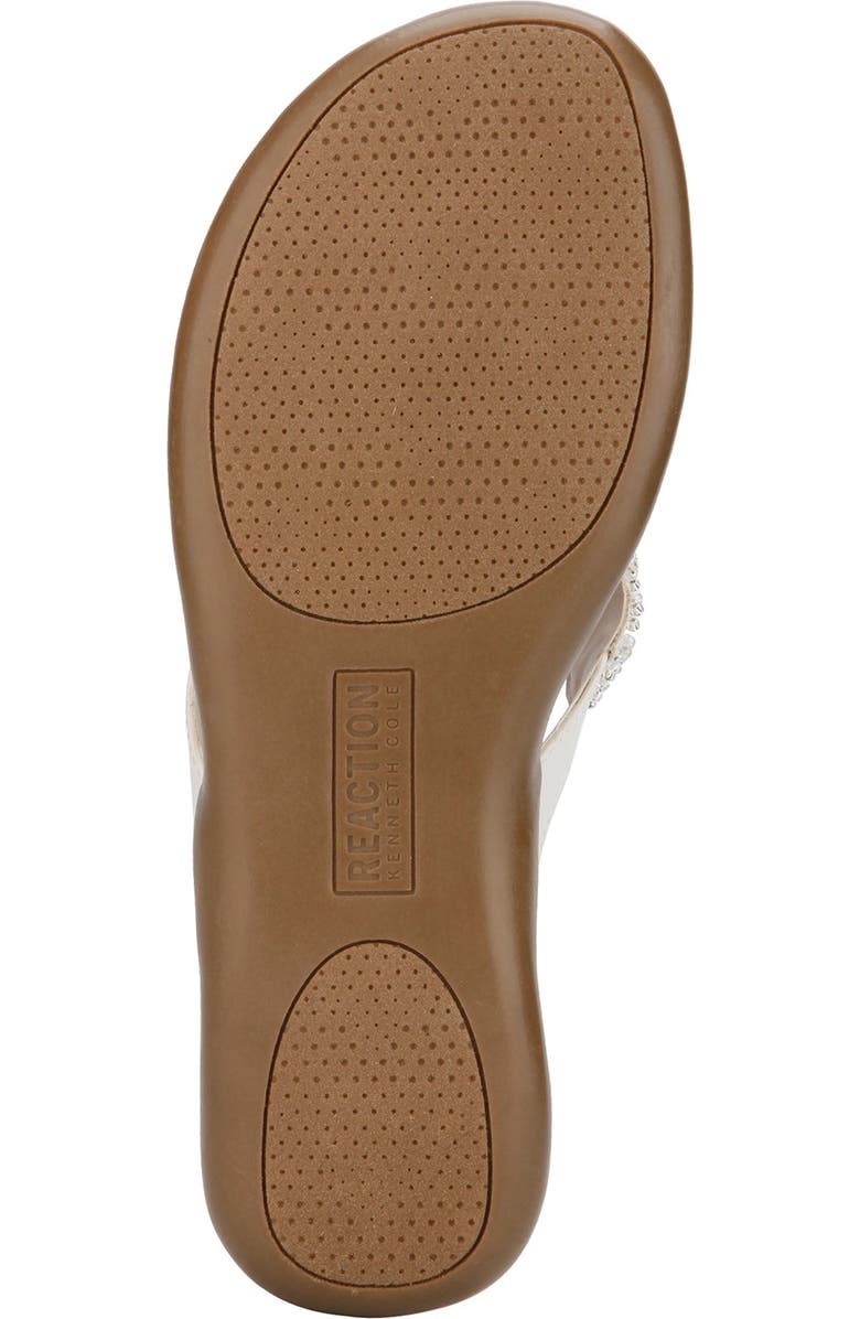 Kenneth Cole Reaction Glam-Athon Embellished Thong Sandal, Alternate, color,