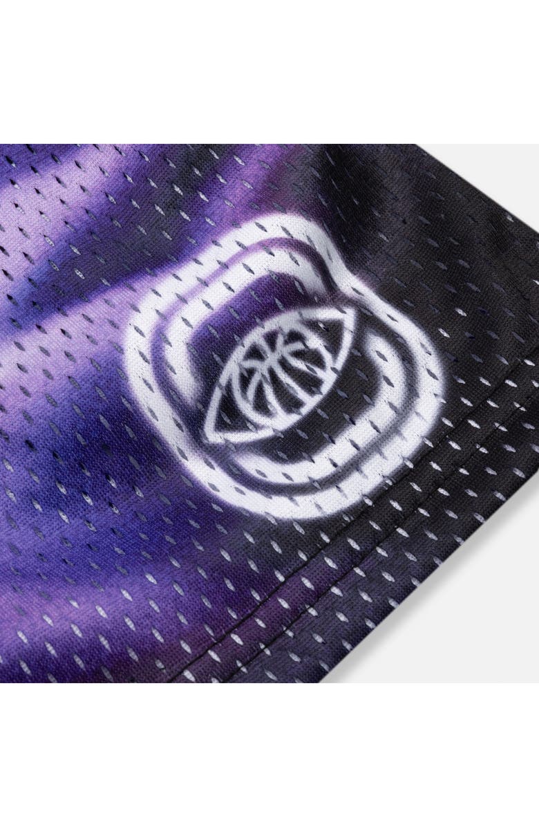 OVERTIME Motion Blur Mesh Shorts, Alternate, color, Blue