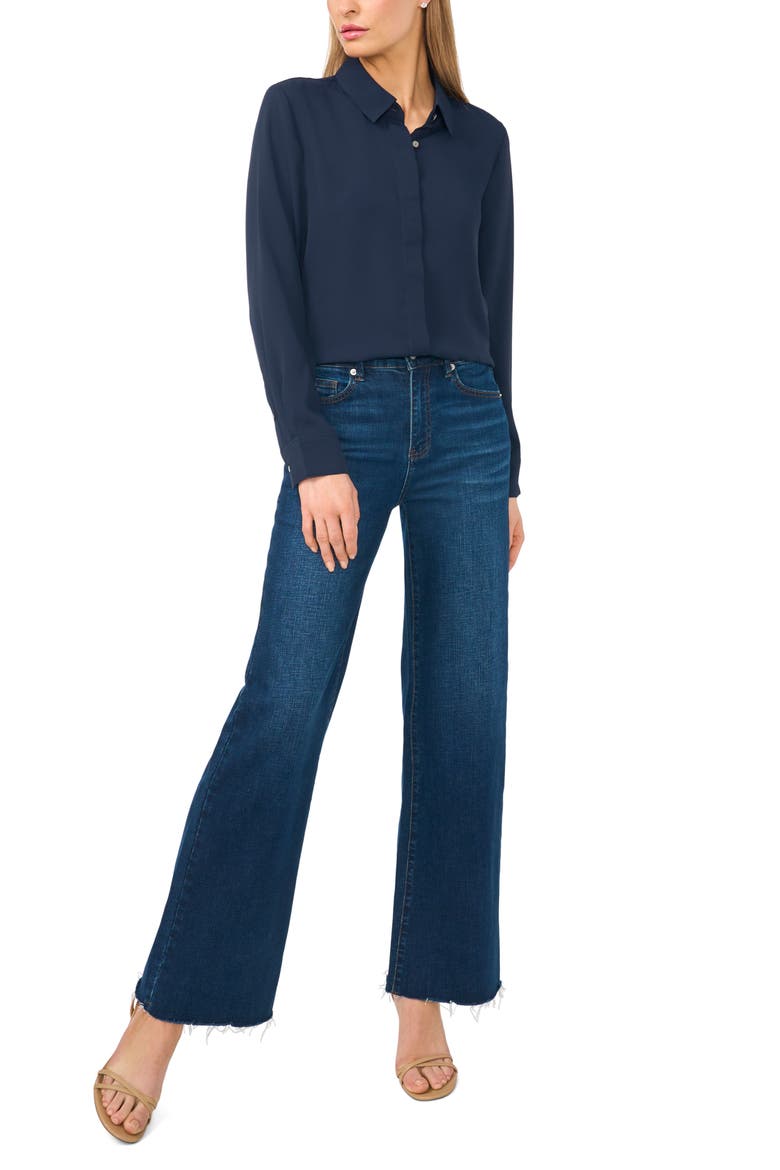 Classic Fit Button-Up Shirt, Alternate, color, NIGHT SKY