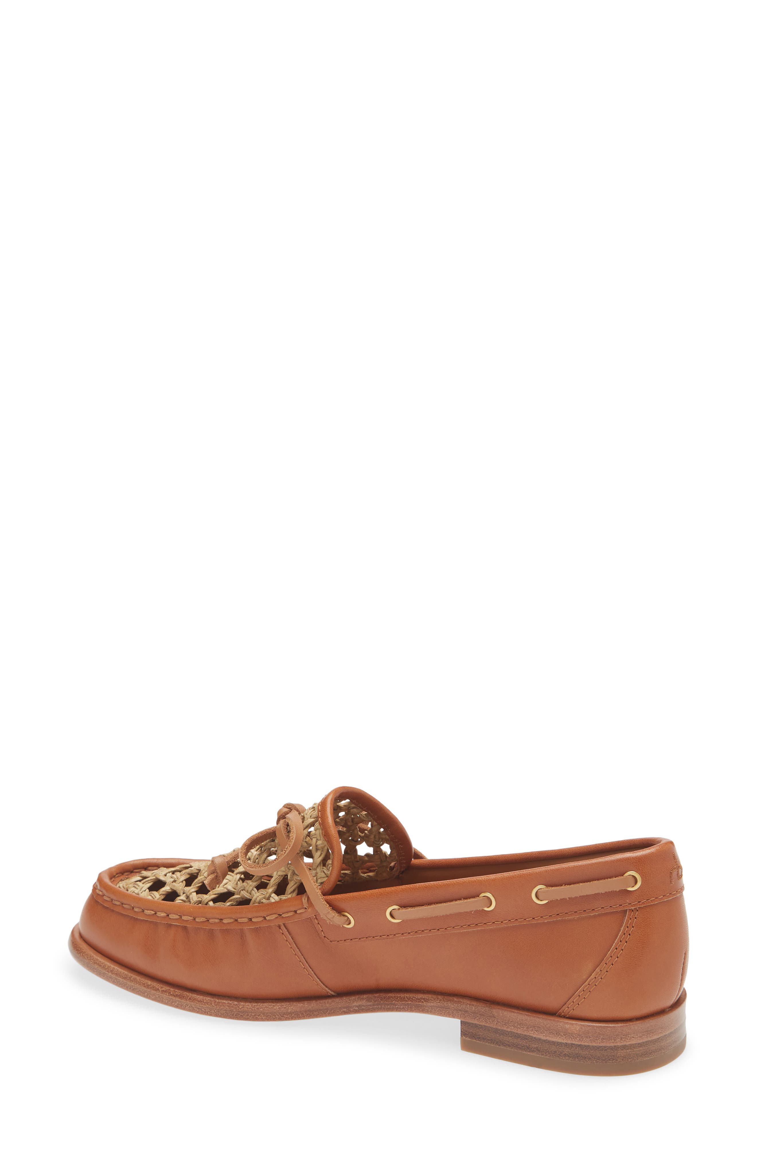 rag & bone Carter Boat Shoe, Alternate, color, Light Natural Woven