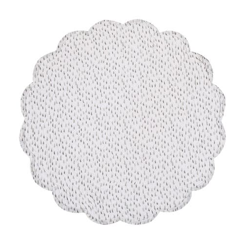 C & F Home C&f Home Blair Round Placemats Set Of 6, 17" Decor In Green