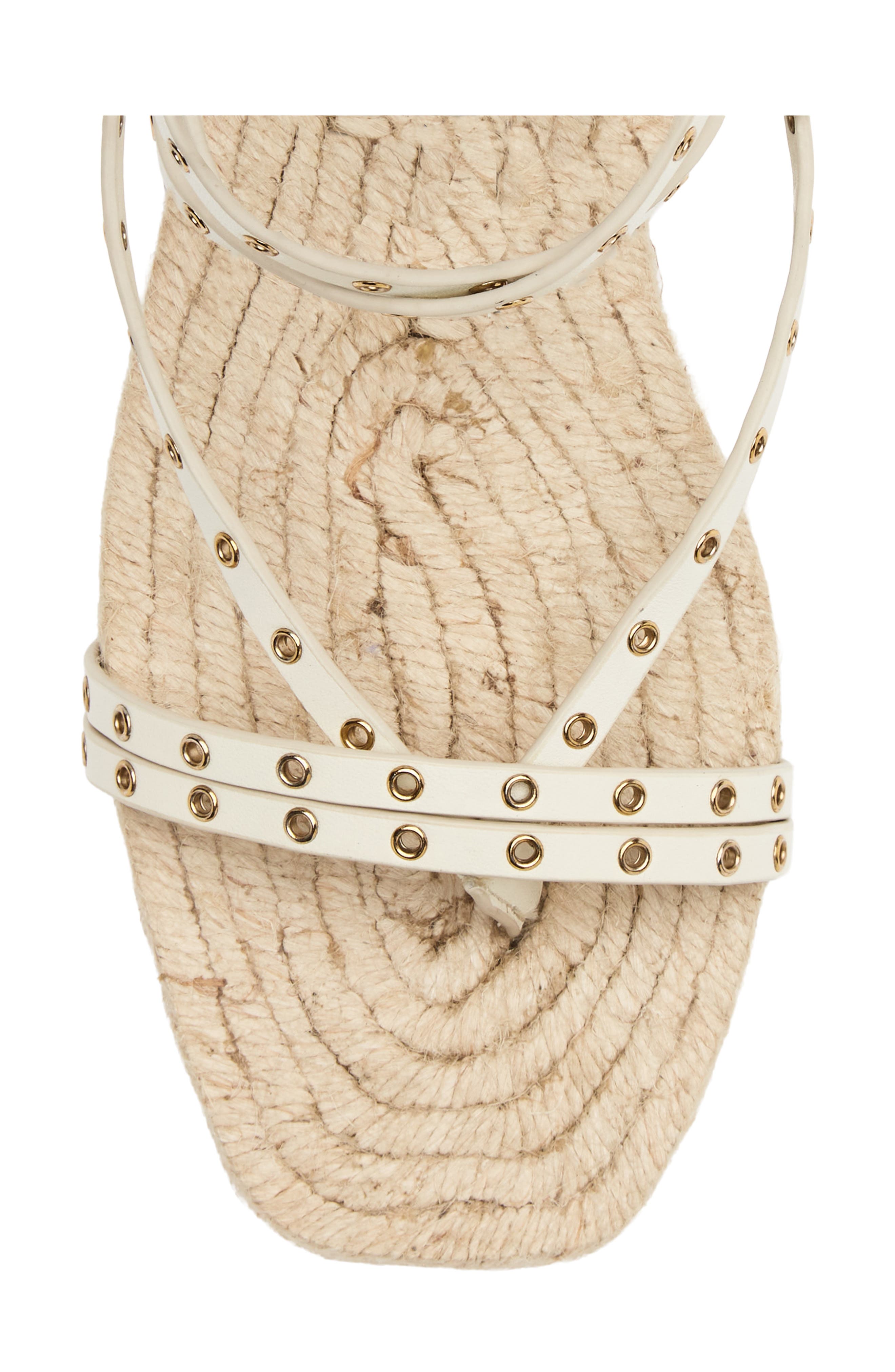 Madewell The Mira Espadrille Sandal, Alternate, color, Ivory