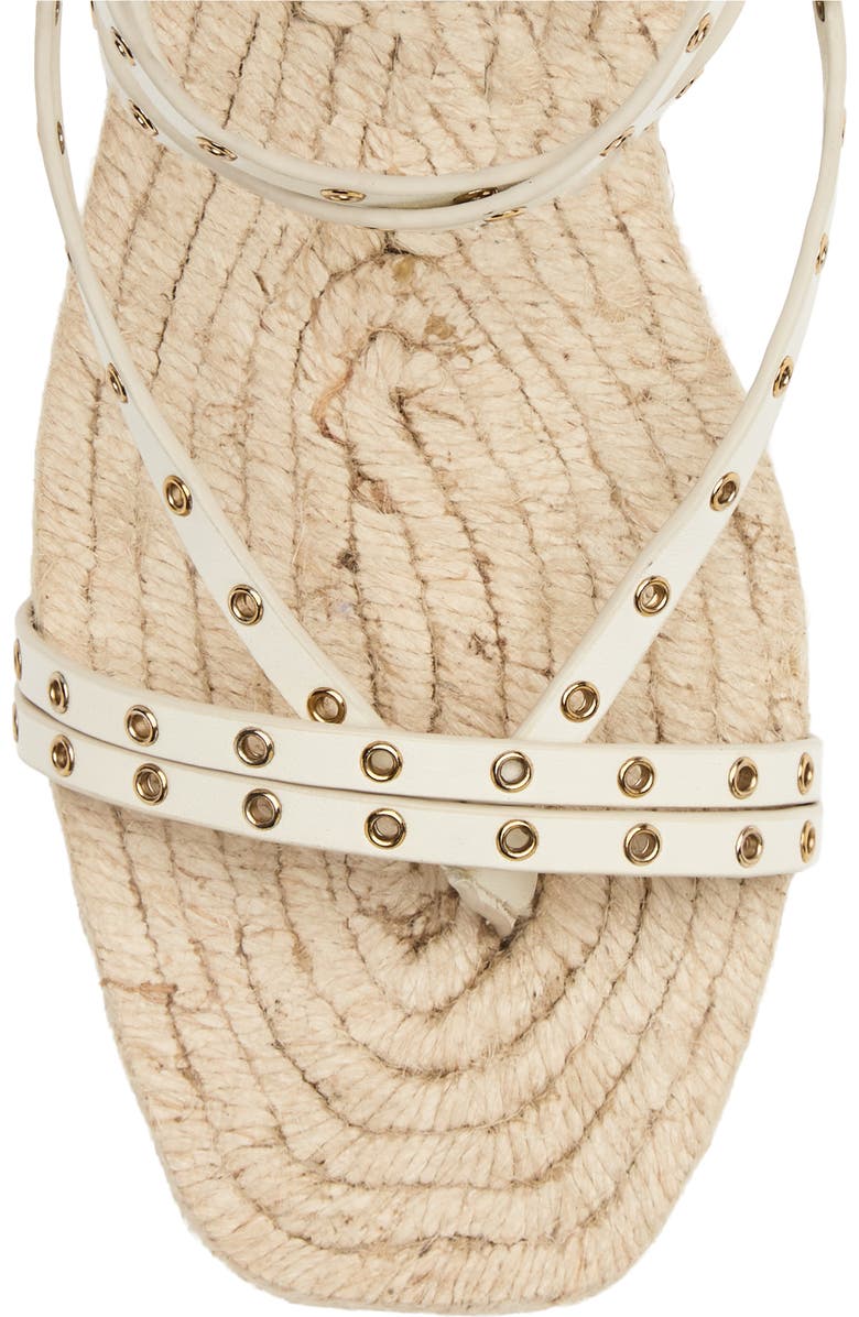 Madewell The Mira Espadrille Sandal, Alternate, color, Ivory