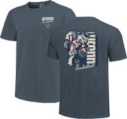 IMAGE ONE Men's Navy UConn Huskies Comfort Colors Mascot Dunk T-Shirt