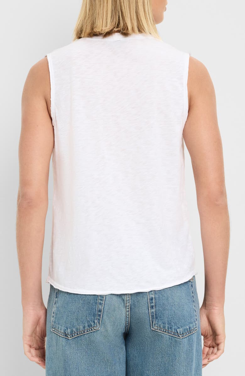 Michael Stars June Supima Cotton<sup>®</sup> Slub Jersey Tank, Alternate, color, White