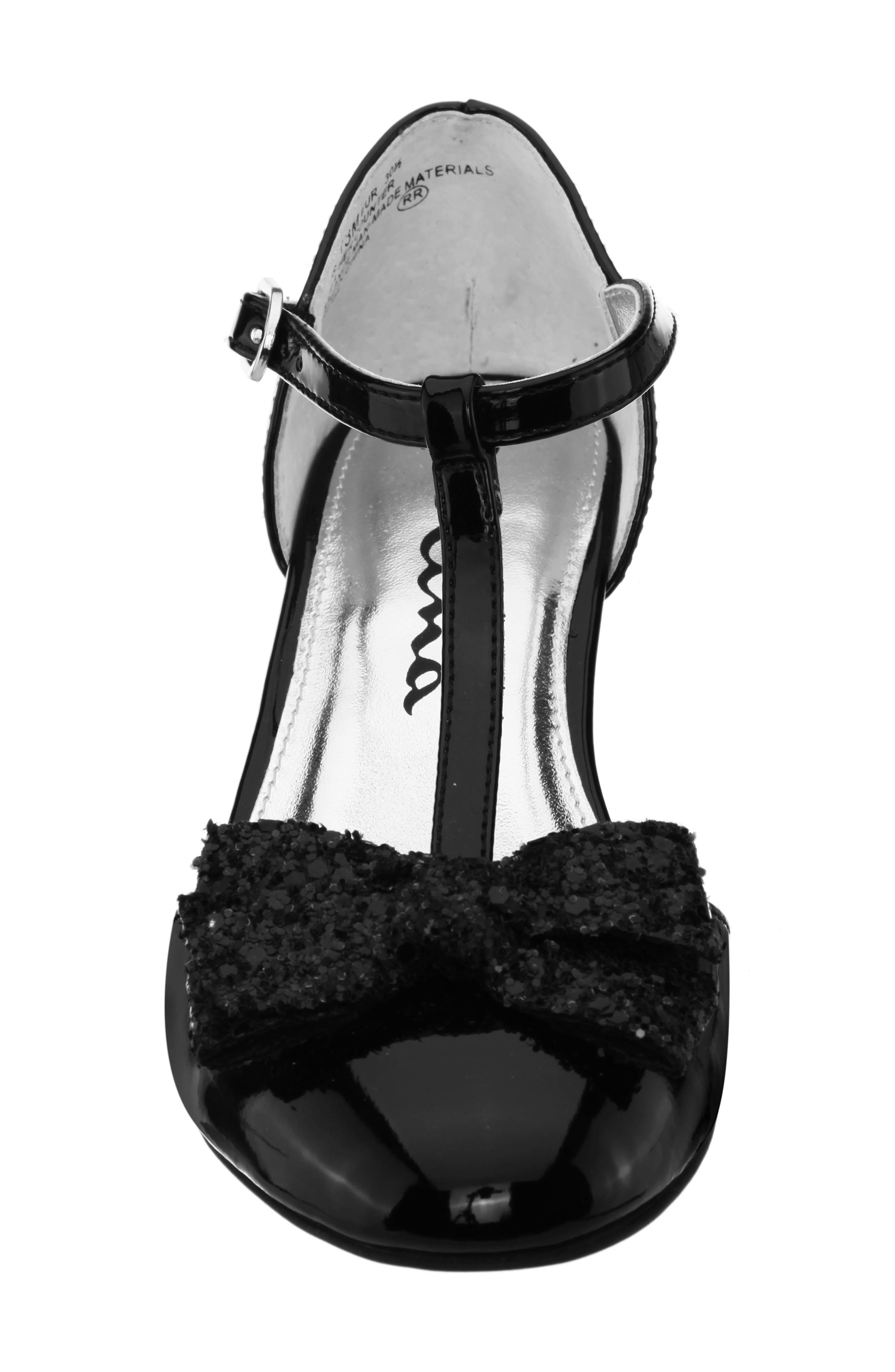 Nina Noemy Glitter Bow Dress Shoe, Alternate, color, 