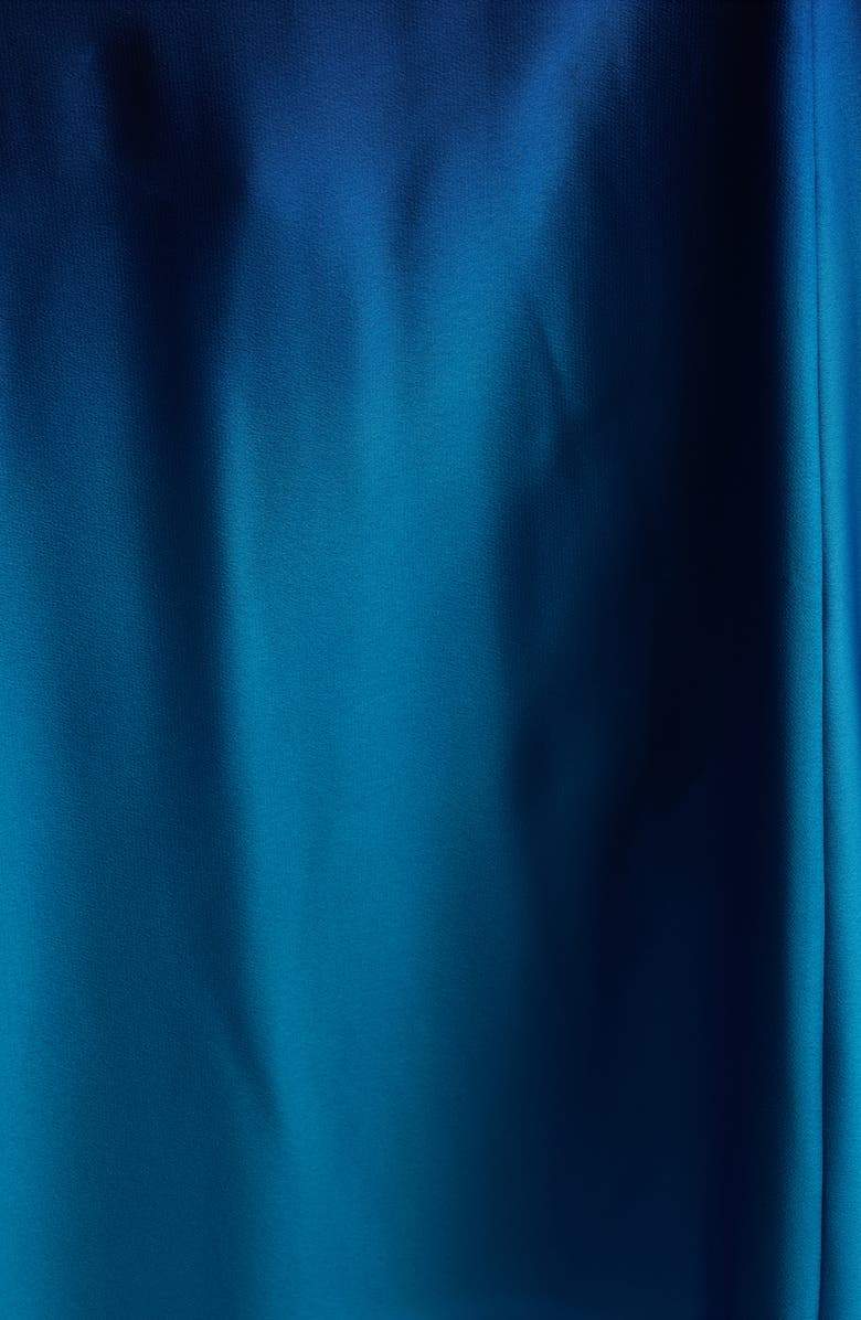 Tahari ASL Print Pocket Sleeveless Maxi Dress, Alternate, color, Blue Jewel Ombre