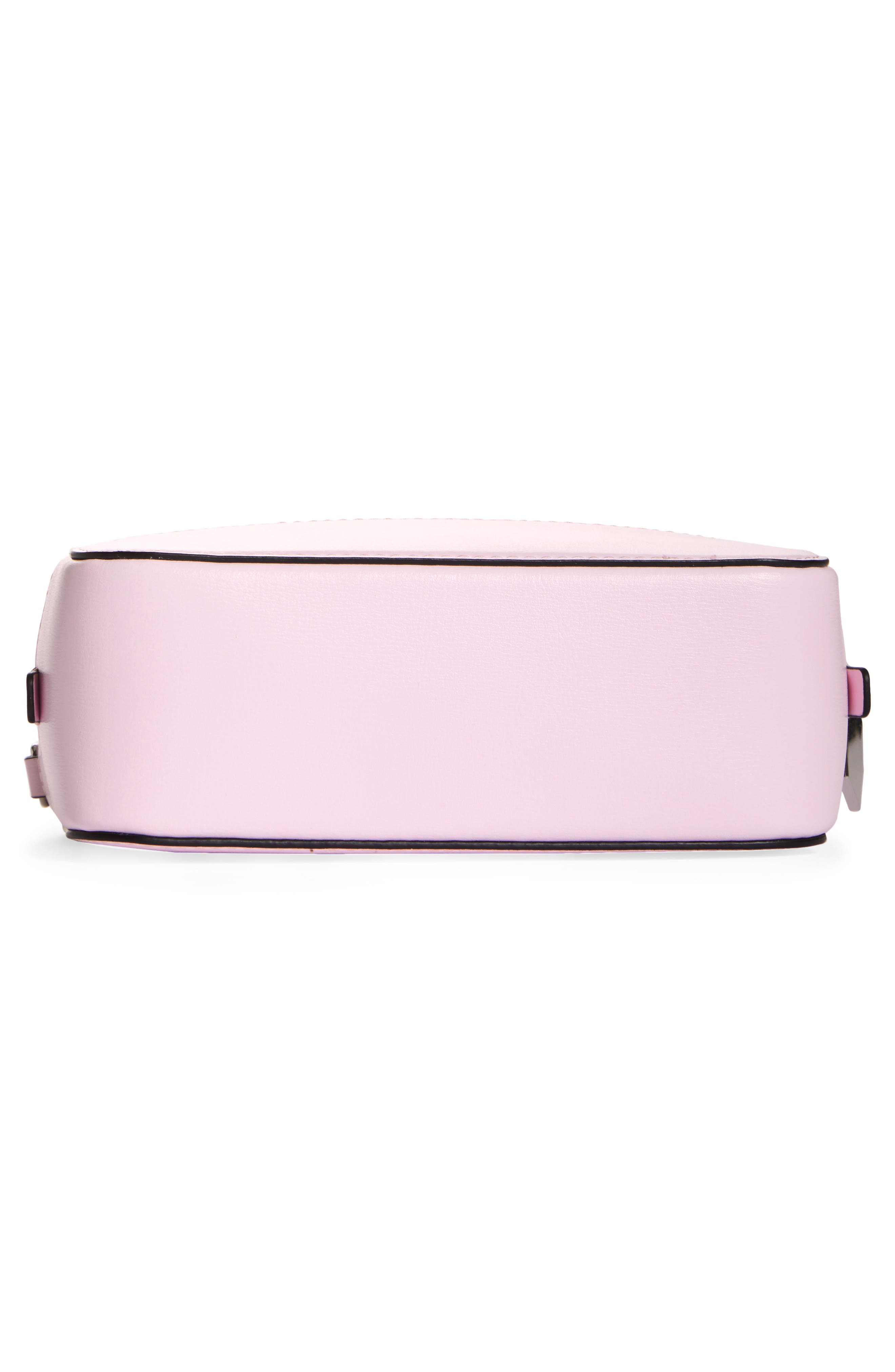 Ganni Leather Camera Crossbody Bag, Alternate, color, 