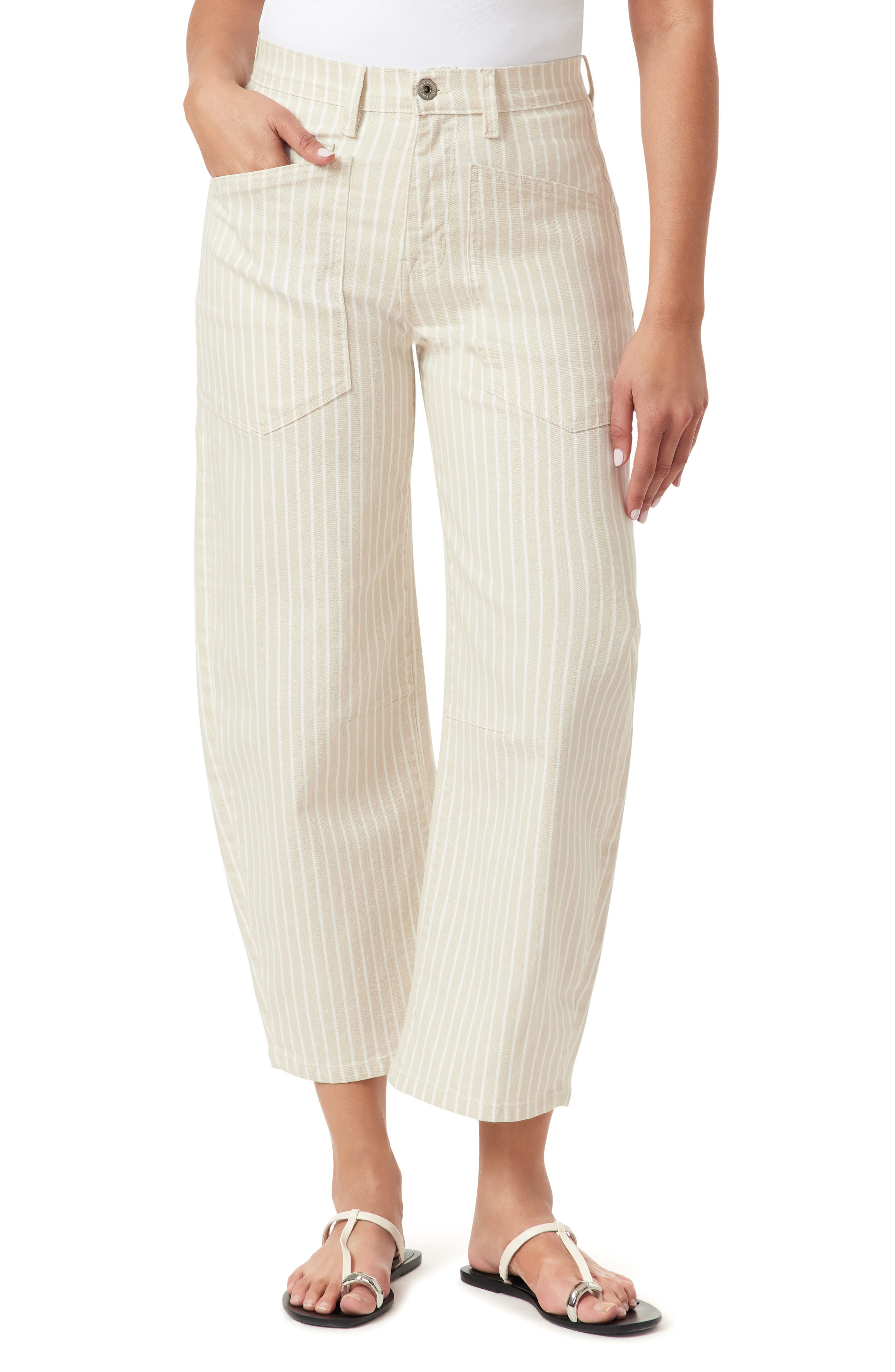 Kensie Barrel Leg Ankle Pants