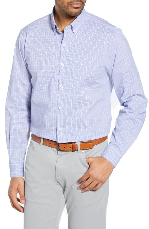 Soar Classic Fit Windowpane Check Shirt