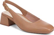 Vionic Reyes Block Heel Slingback Pump