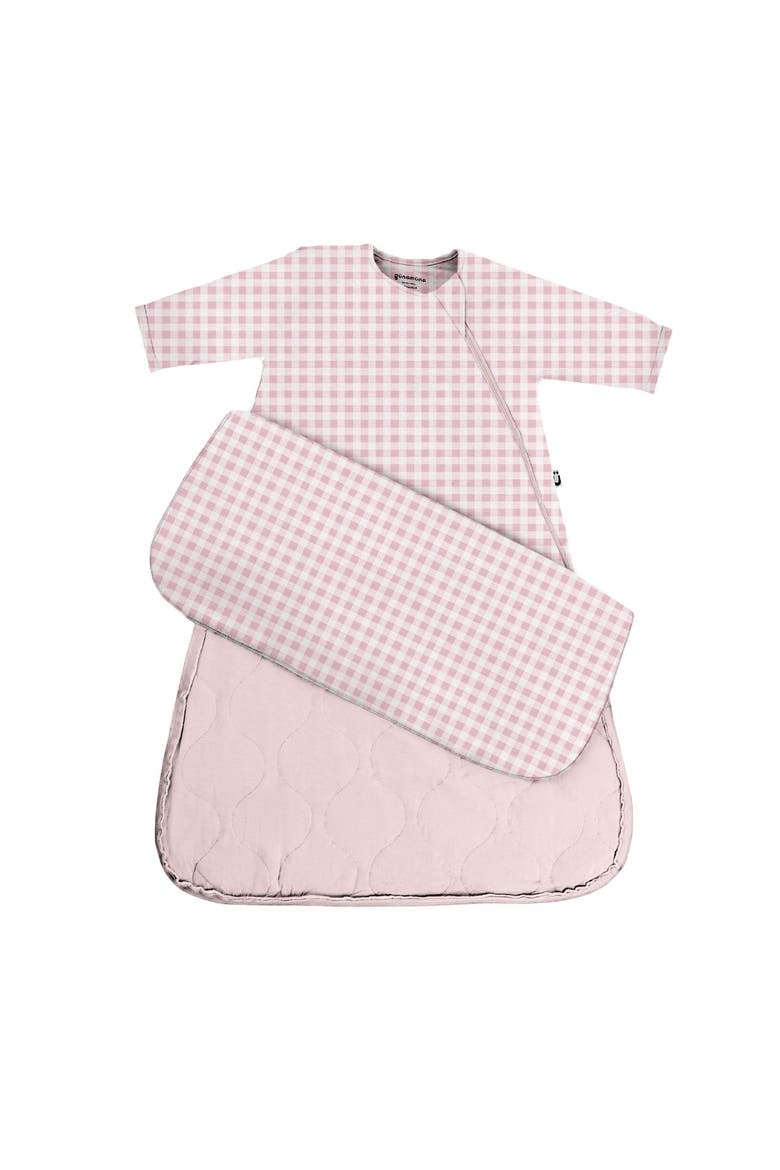 Long Sleeve Sleep Bag, 0.5 TOG - Baby, Main, color, Gingham