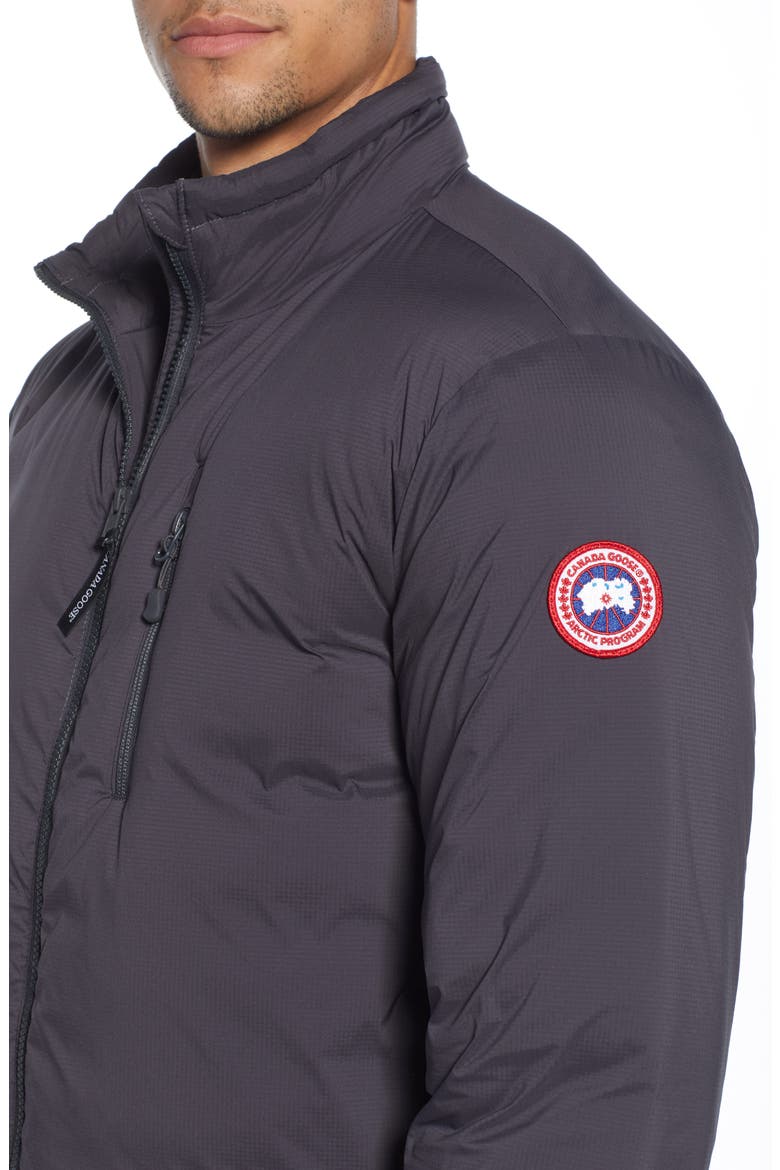 Lodge Packable 750 Fill Power Down Jacket, Alternate, color, GRAPHITE