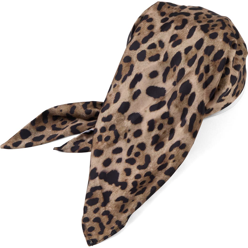 Eugenia Kim Raquel Leopard Print Headscarf