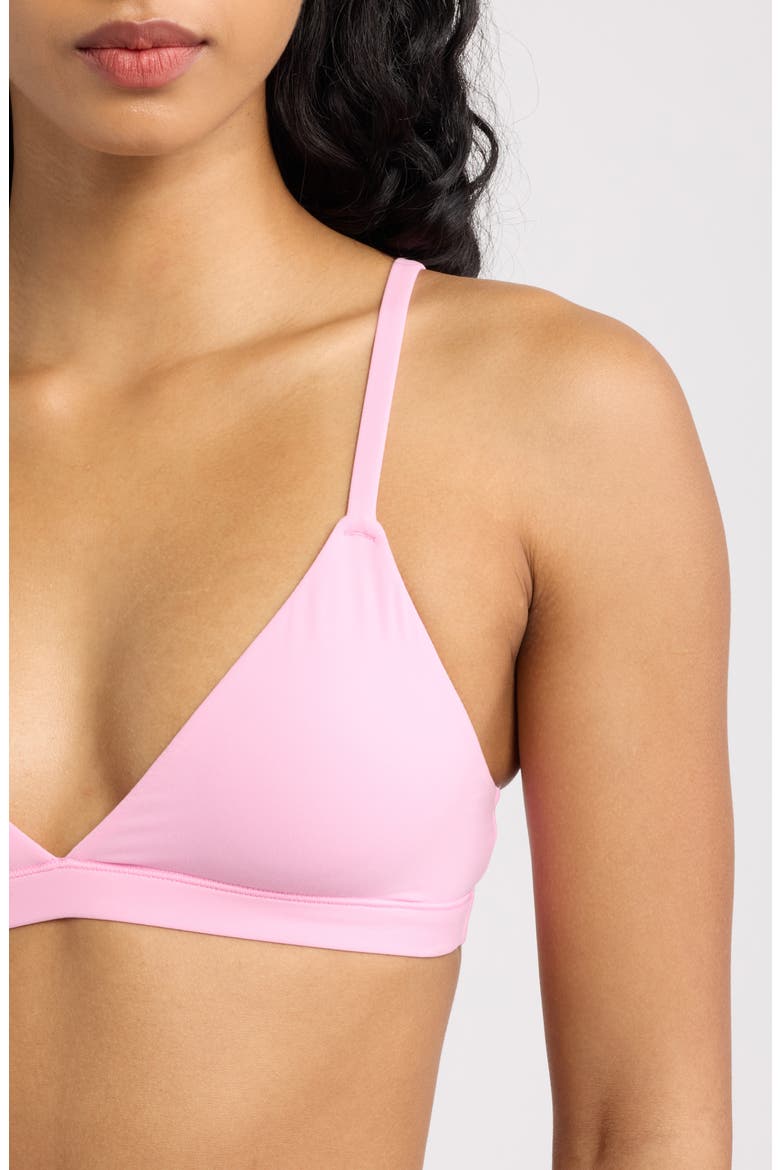 Fits Everybody Triangle Bralette, Alternate, color, BUBBLEGUM
