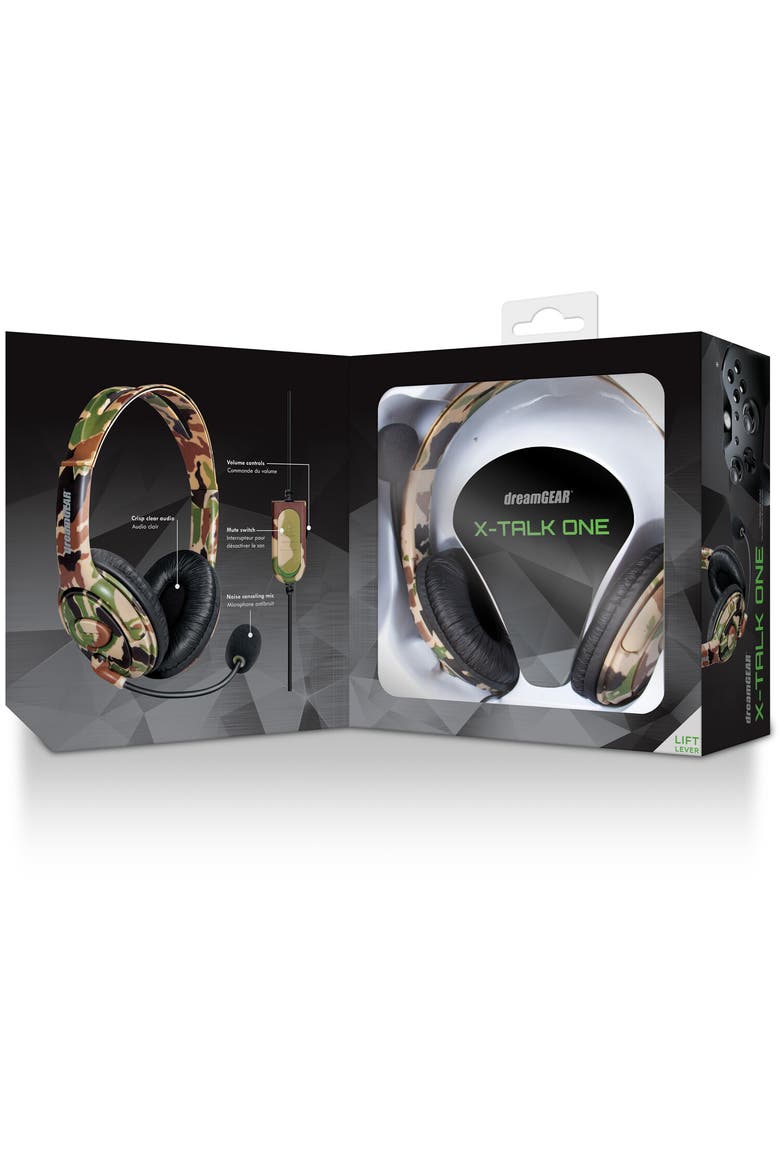 Wired Headset - Dreamgear X-Talk Headset With Boom Mic, Alternate, color, Multicolor