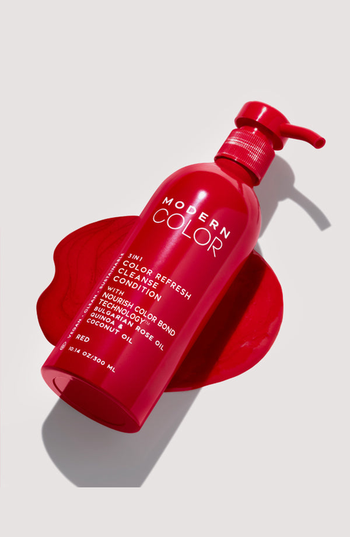 Modern Color 3-in-1 Color Refresh, Cleanse, And Condition In Red